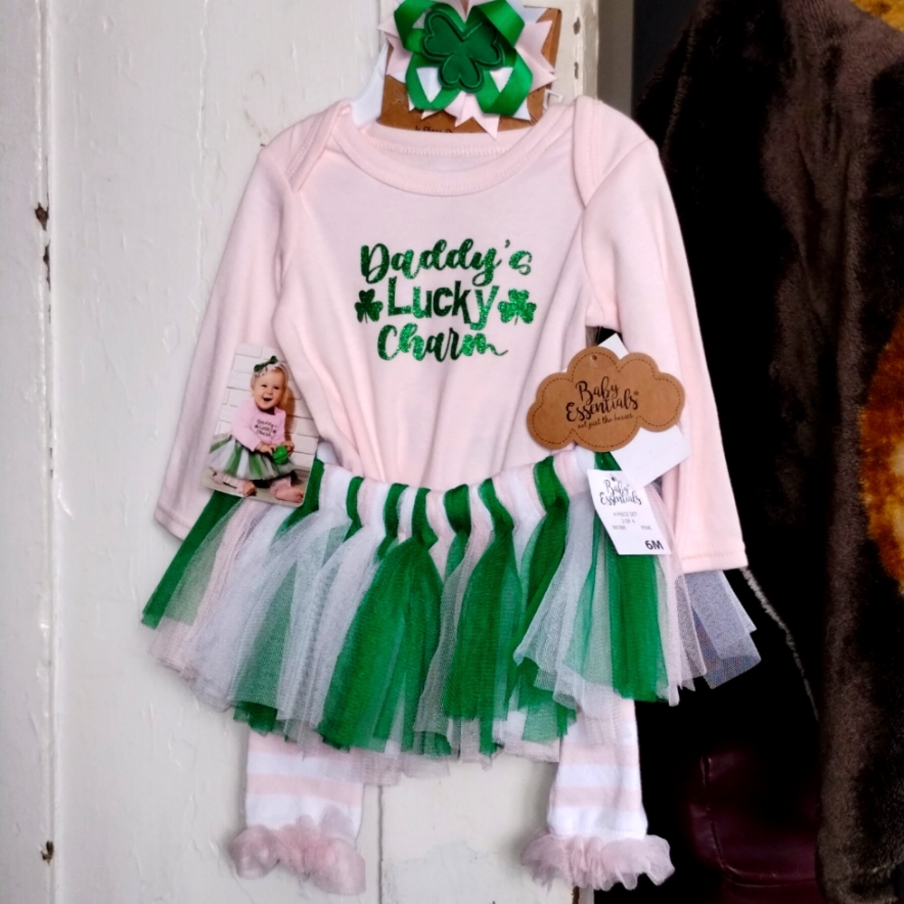 Baby essentials 6m St. Patty's outfit